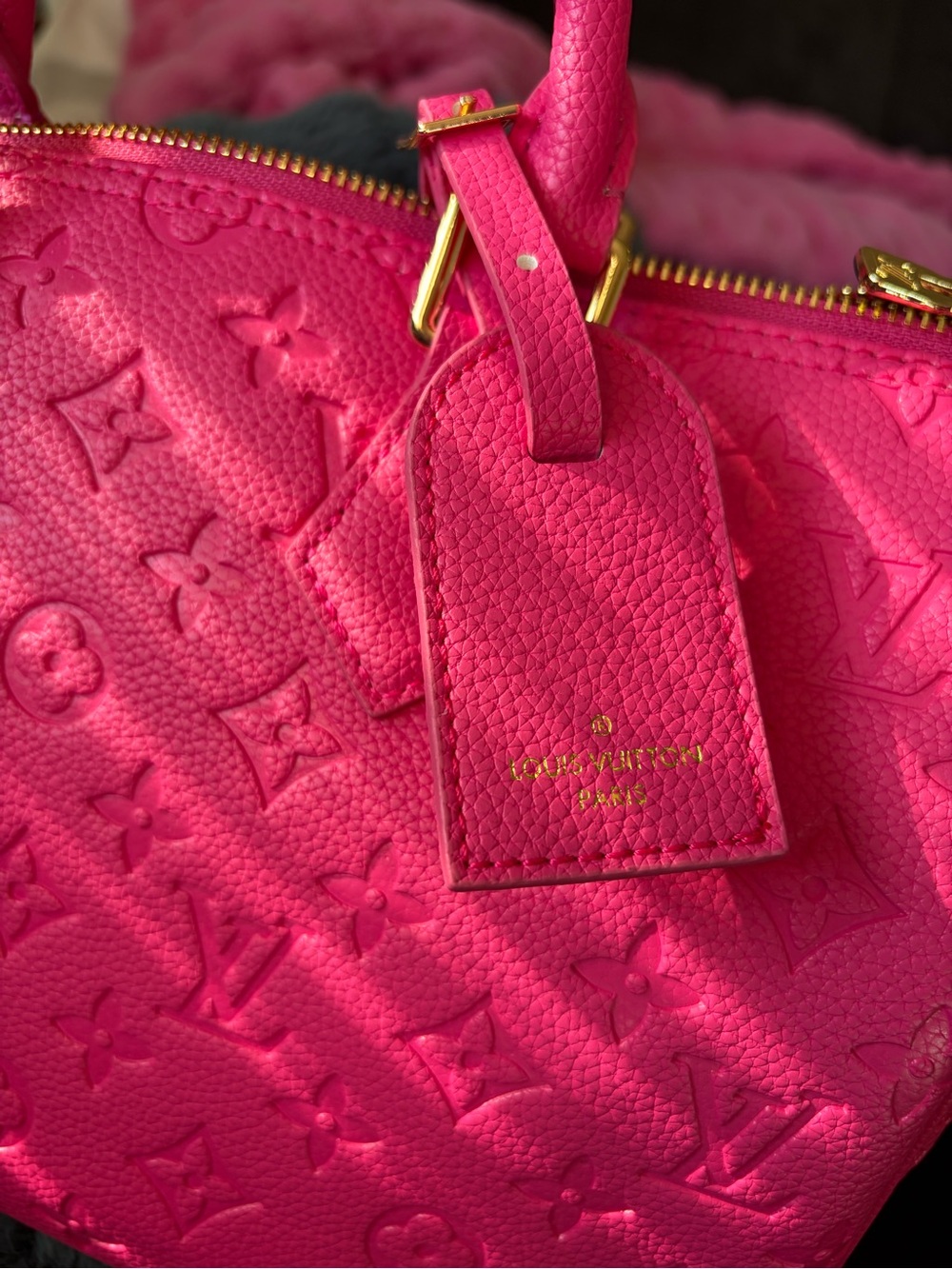 Hot Pink Soft leather speedy - Picture 8 of 11